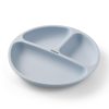 BabyOno háromrekeszes szilikon tányér tapadó aljú - kék 1482/01