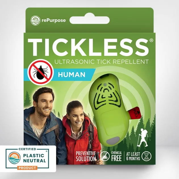 Tickless Human kullancsriasztó ultrahangos kikapcsolható - zöld