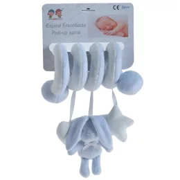 Gamberritos játékspirál plüssnyuszi - kék 10775