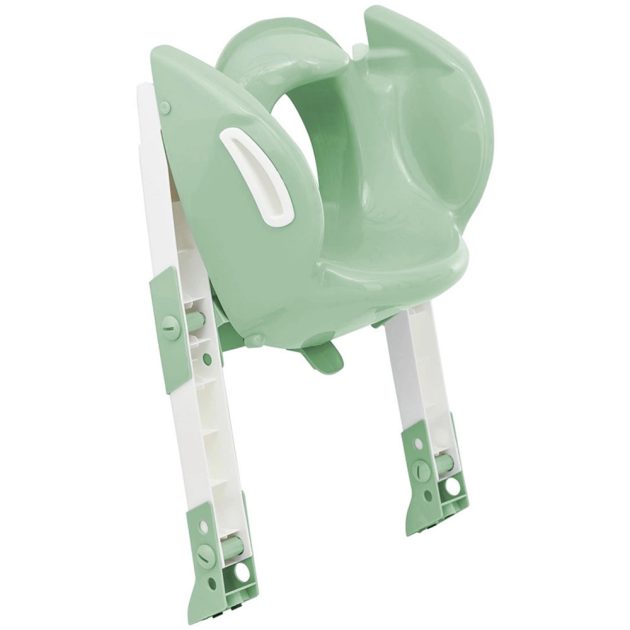 Thermobaby wc szűkítő lépcsős Kiddy Loo Celadon zöld