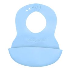   BabyOno Előke, műanyag, puha, állítható, világoskék, 835/05