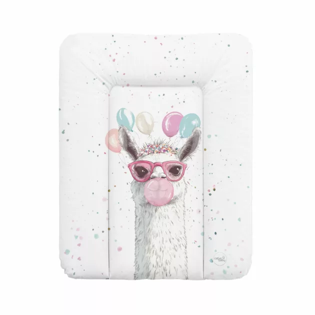 Ceba Pelenkázólap, puha kicsi 50x70 cm - BASIC Crazy Lama