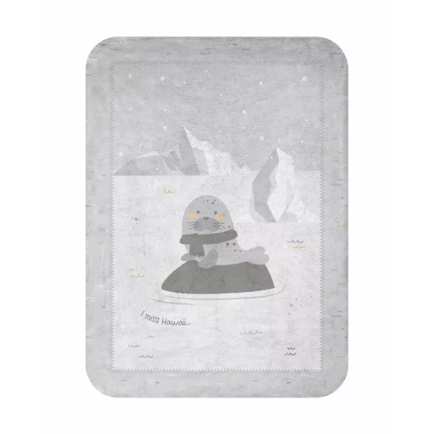 Kikkaboo polártakaró 80x110cm - fóka