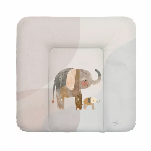 Ceba pelenkázólap puha 75x72cm Basic - Elephant