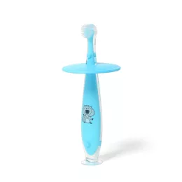 BabyOno szilikon fogkefe 6 hó - kék 551/03