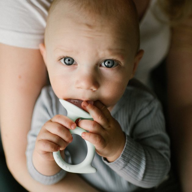 BabyOno rágóka csiga - menta/rózsaszín 1597/01