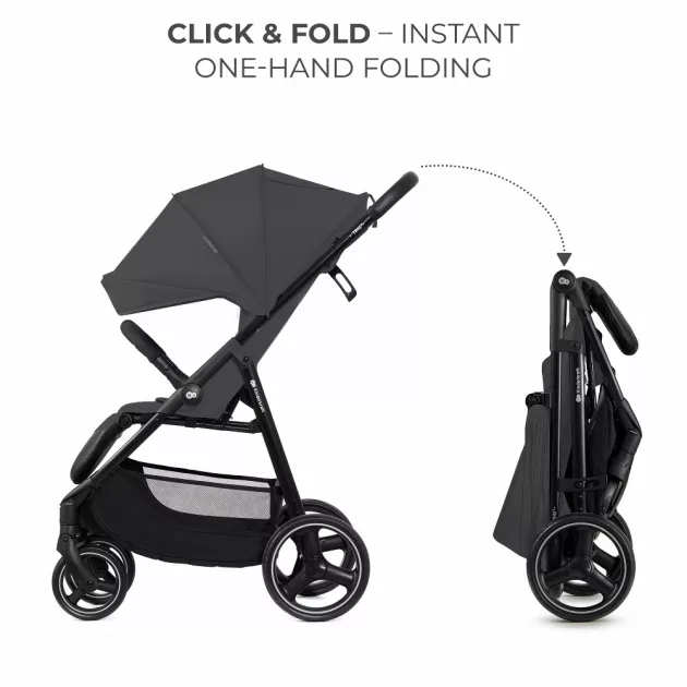 Kinderkraft Trig 3 sport babakocsi 22 kg-ig - Granite grey