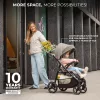 Kinderkraft Trig 3 sport babakocsi 22 kg-ig - Granite grey