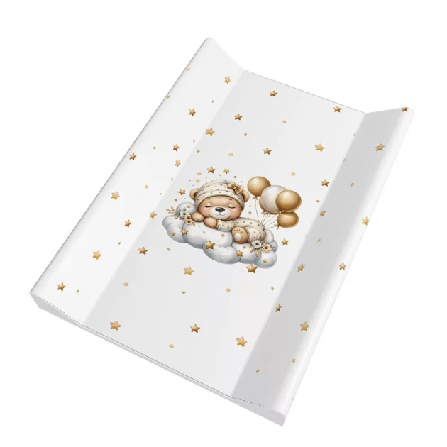 Color pelenkázólap merev 2 oldalú 70x50cm - Maci uni bézs