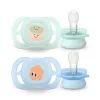 Philips AVENT Játszócumi Ultra Start 0-2hó fiús 2db - mintás