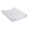 Ceba pelenkázólap huzat pamut (50x70-80) 2db/csomag - világosszürke madár