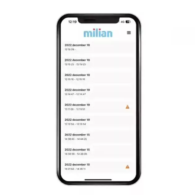 Milian légzésfigyelő Lite Bluetooth 2db érzékelőlappal