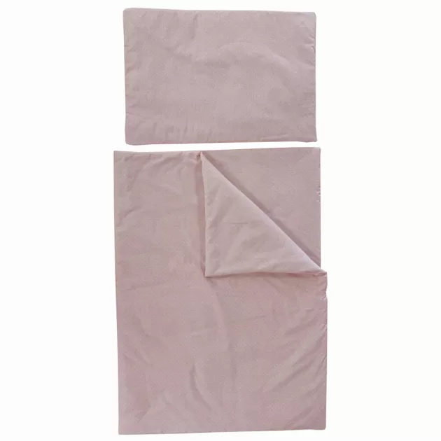Soffi Baby ágynemű szett 2 részes 135x90 - 40x60cm apró csillag mintás rózsaszín