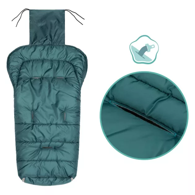 Fillikid Bundazsák babakocsiba Eco big 1220-34 - smaragd