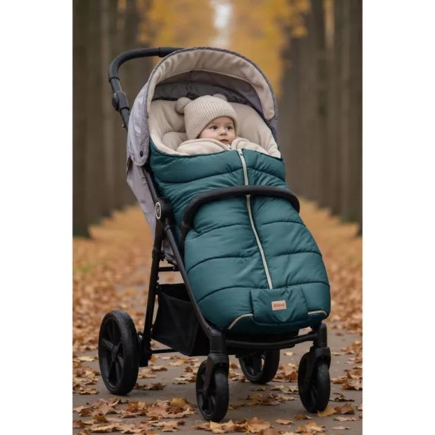 Fillikid Bundazsák babakocsiba Eco big 1220-34 - smaragd
