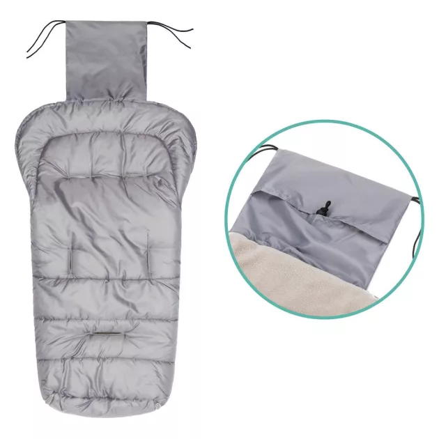 Fillikid Bundazsák babakocsiba Eco big 1220-37 - ezüst