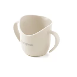 BabyOno Tanulópohár ergonómikus 6hó - bézs 1463/09