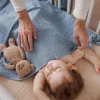 BabyOno Babatakaró bambusz kötött 75x100cm - kék 1673/04