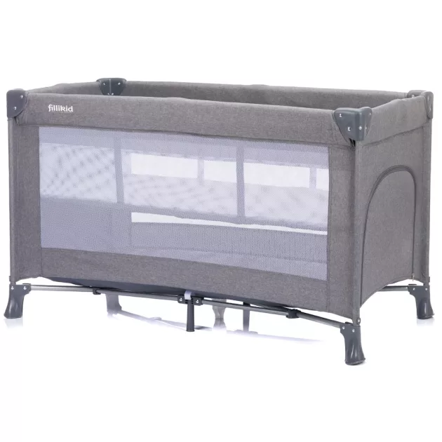 Fillikid Utazóágy Milano 120x60cm 4067-17 - szürke
