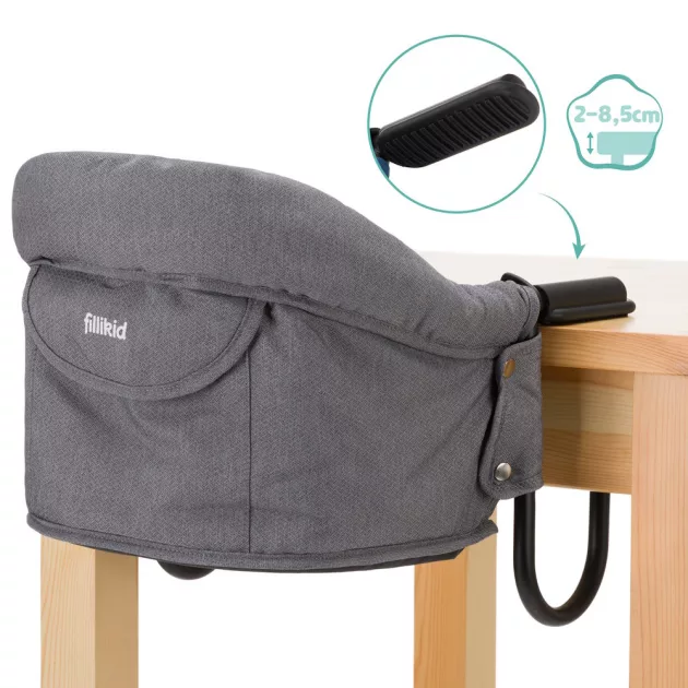 Fillikid Etetőszék asztali Comfort 399-07 - szürke