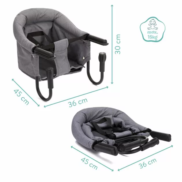 Fillikid Etetőszék asztali Comfort 399-07 - szürke