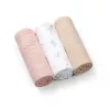 BabyOno Textilpelenka színes 3db gyűrt muszlin - puderrózsaszín 828/01