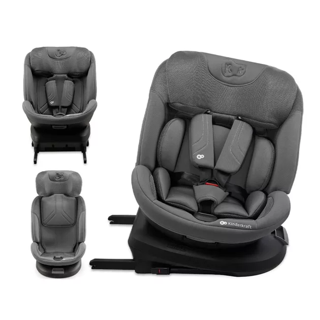 Kinderkraft gyerekülés Xpedition 3 i-Size 360 fok Isofix 40-150cm szürke