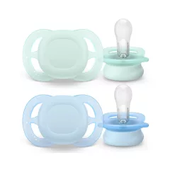   Philips AVENT játszócumi Ultra Start neutral 0-2hó fiús 2db