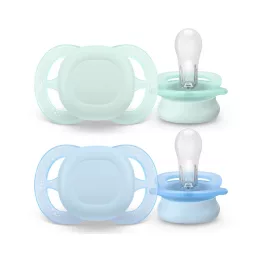   Philips AVENT játszócumi Ultra Start neutral 0-2hó fiús 2db