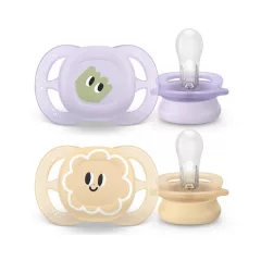   Philips AVENT játszócumi Ultra Start mintás 0-2hó lányos 2db