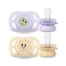   Philips AVENT játszócumi Ultra Start mintás 0-2hó lányos 2db