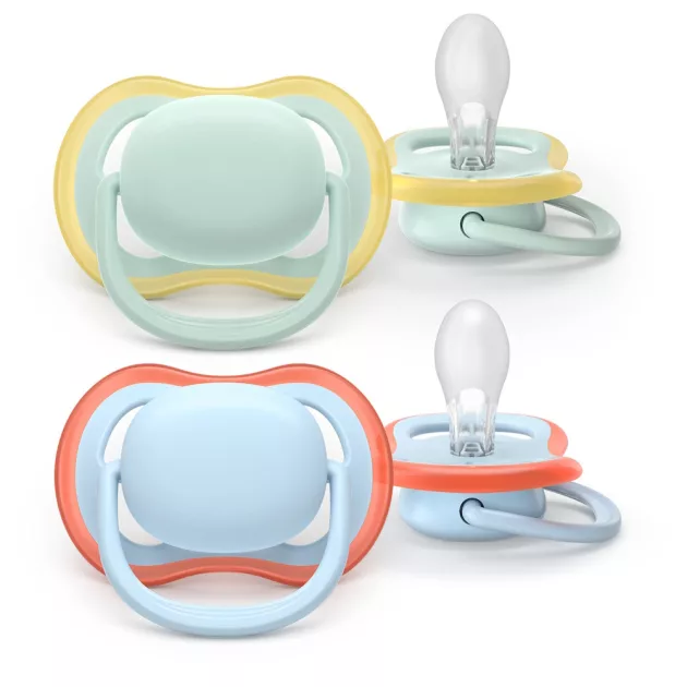 Philips AVENT Játszócumi Ultra Air 0-6hó fiús 2db - neutral