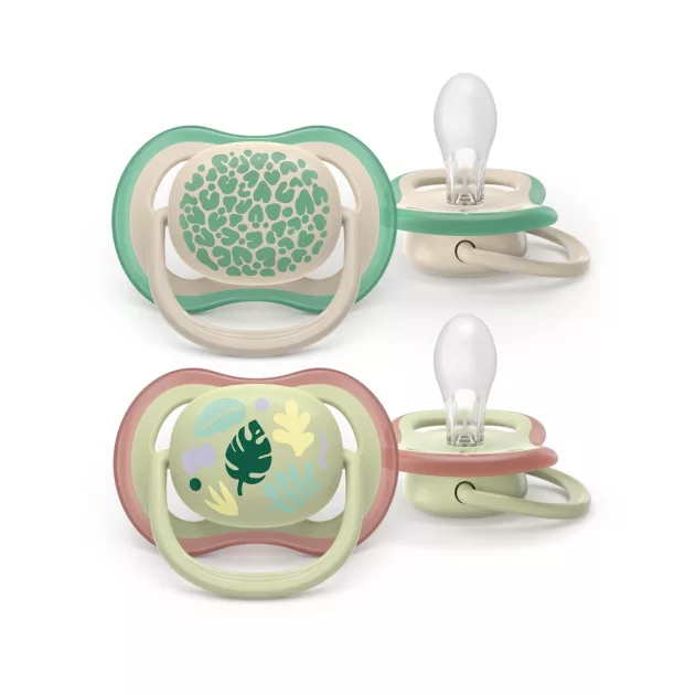 Philips AVENT Játszócumi Ultra Air 6-18hó lányos 2db - mintás