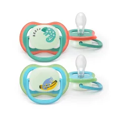   Philips AVENT játszócumi Ultra Air éjszakai kaméleon 6-18hó fiús 2db
