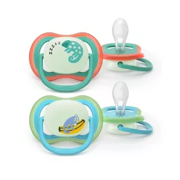   Philips AVENT játszócumi Ultra Air éjszakai kaméleon 6-18hó fiús 2db