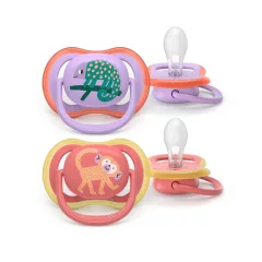   Philips AVENT játszócumi Ultra Air kaméleon 18hó lányos 2db