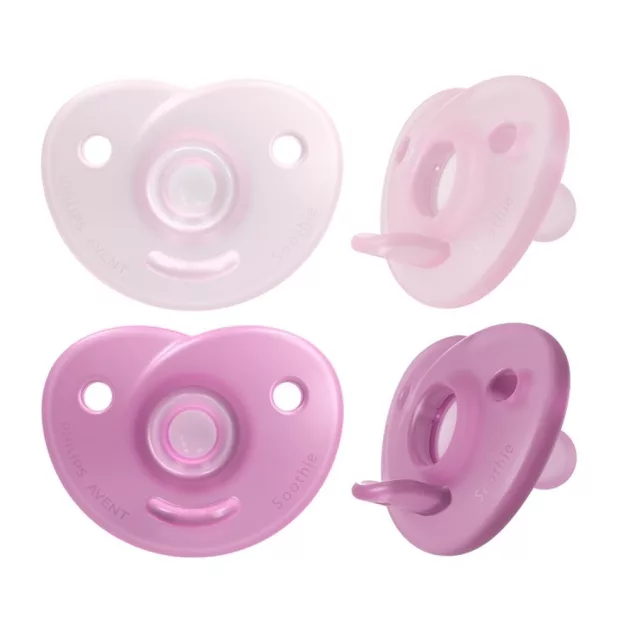 Philips AVENT játszócumi szilikon Soothie 0-6hó lány 2db