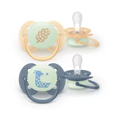   Philips AVENT játszócumi Ultrasoft éjszakai őzike 6-18hó fiús 2db