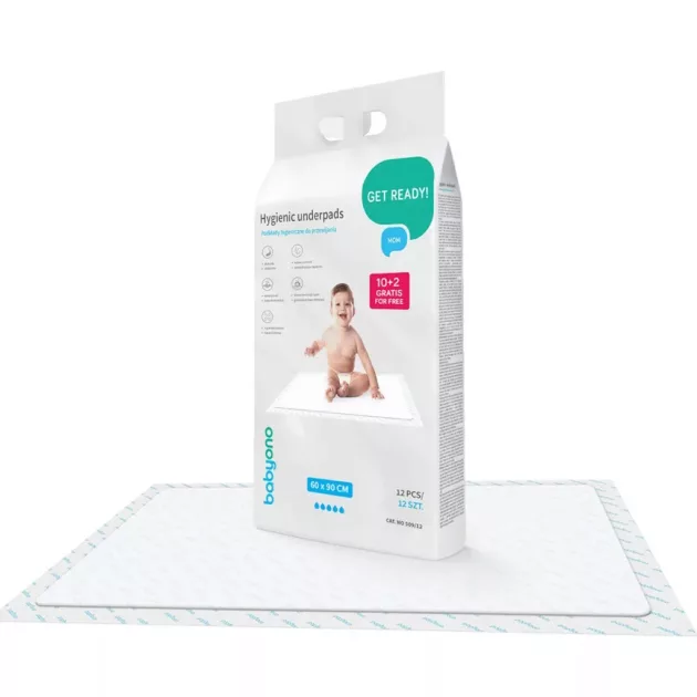 BabyOno Pelenkázó alátét 10 plusz 2 db-os 60x90 cm