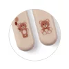 BabyOno Evőeszköz-készlet rozsdamentes acél - bézs maci 1065/03