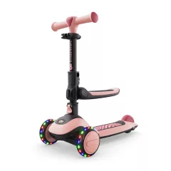 Kinderkraft roller és futóbicikli 2in1 Halley II rose pink