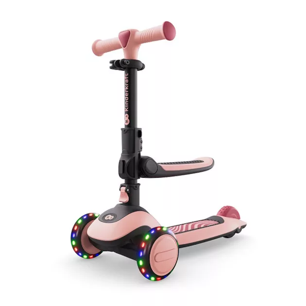 Kinderkraft roller és futóbicikli 2in1 Halley II rose pink