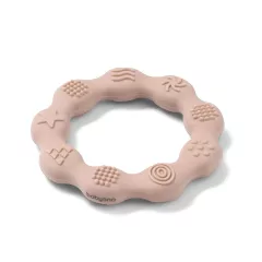 BabyOno rágóka - RING szilikon gyűrű bézs 825/04