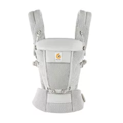   Ergobaby Adapt Soft Flex Mesh Hordozó: Pearl Grey / Gyöngy szürke