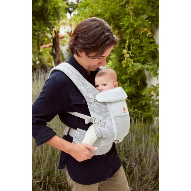 Ergobaby Adapt Soft Flex Mesh Hordozó: Pearl Grey / Gyöngy szürke