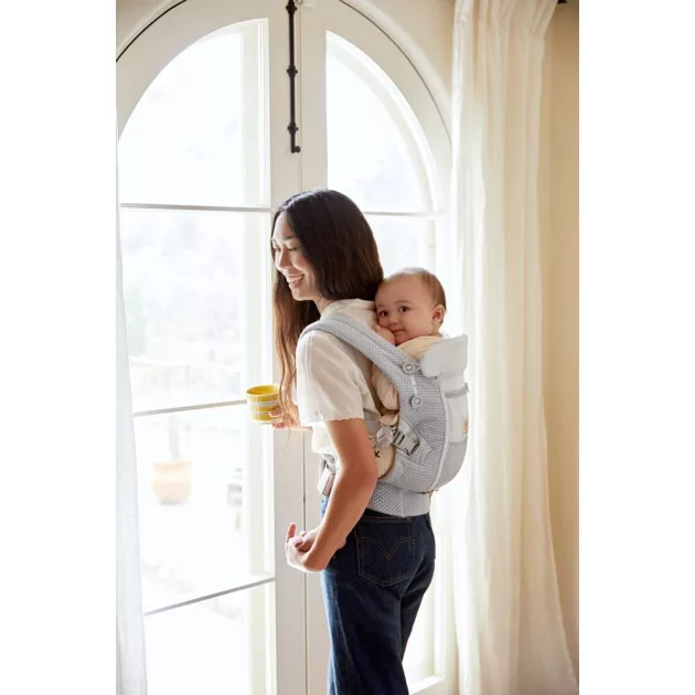 Ergobaby Adapt Soft Flex Mesh Hordozó: Pearl Grey / Gyöngy szürke