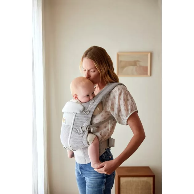 Ergobaby Adapt Soft Flex Mesh Hordozó: Pearl Grey / Gyöngy szürke