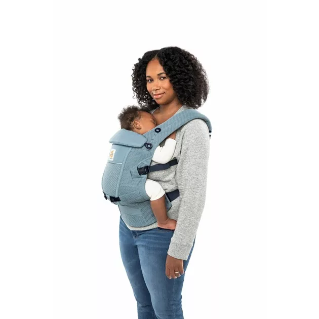 Ergobaby Adapt Soft Flex Mesh Hordozó: Slate Blue / Világos kék