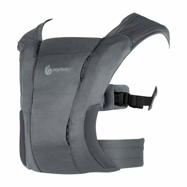 Ergobaby Embrace Hordozó Soft Air Mesh: Washed Black / Mosott fekete