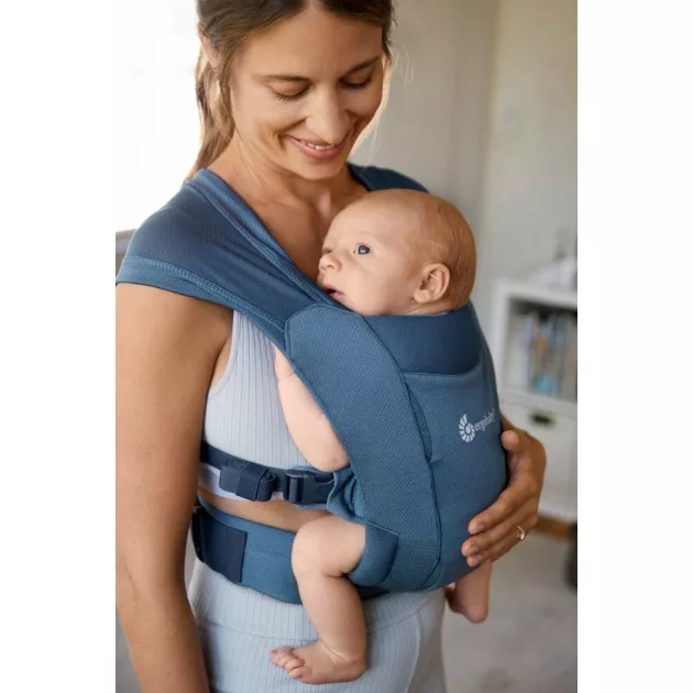 Ergobaby Embrace Hordozó Soft Air Mesh: Blue / Kék
